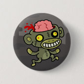 Zombie-toets Ronde Button 5,7 Cm (Voorkant)