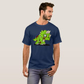 Zombie Triceratops T-shirt (Voorkant volledig)