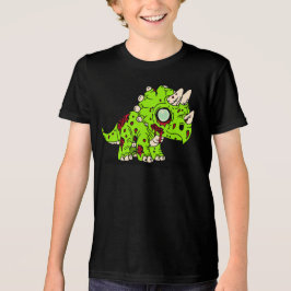 Zombie Triceratops Tri-Blend Shirt