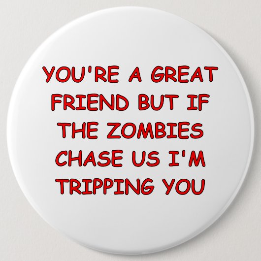 Zombie Trip Ronde Button 6,0 Cm (Voorkant)