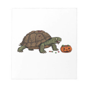 Zombie Turtle Candy Crawl - Griezelige Slow Hallow Notitieblok