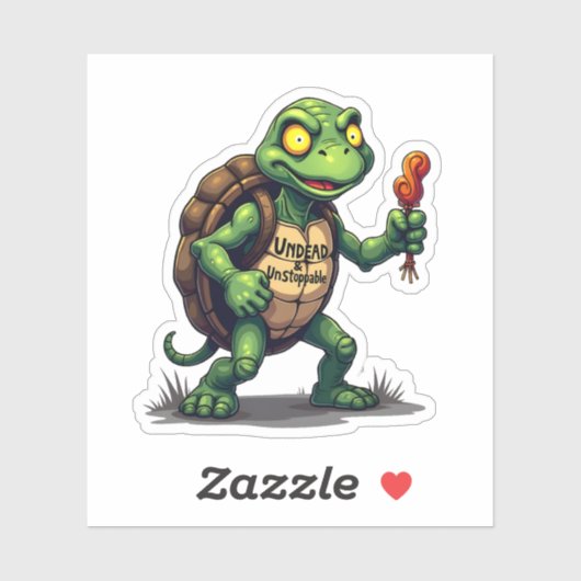 Zombie Turtle Sticker (Vel)