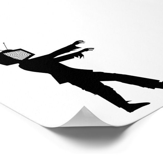 Zombie TV Poster (Hoek)