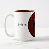 Zombie Tweekleurige Koffiemok (Links)