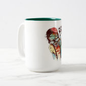 ZOMBIE TWEEKLEURIGE KOFFIEMOK (Voorkant links)