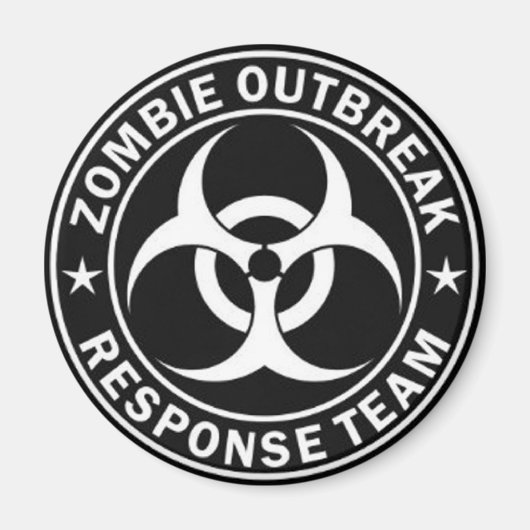Zombie uitbraak reactie team magneet (Voorkant)