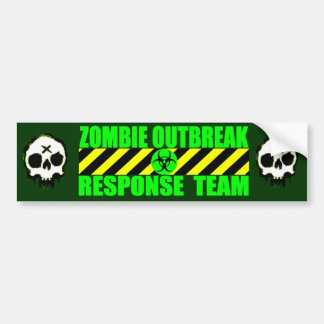 Zombie-uitbraakreactieteam Bumpersticker
