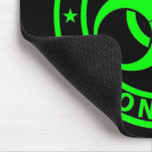 Zombie-uitbraakreactieteam Neon Groen Muismat (Hoek)