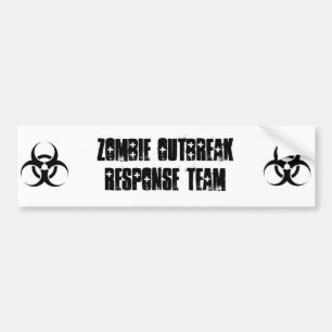 Zombie-uitbraakresponsteam Bumpersticker