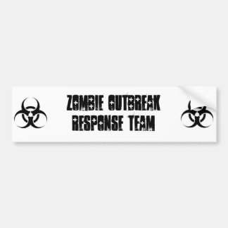 Zombie-uitbraakresponsteam Bumpersticker