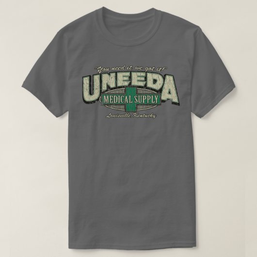 Zombie Unaala Medical Supply 1985 T-shirt (Design voorkant)