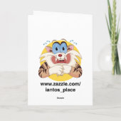 Zombie Undead & Unfed Kerstmis Feestdagen Kaart (Achterkant)