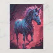 Zombie Unicorn Briefkaart (Voorkant)