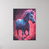 Zombie Unicorn Canvas Afdruk (Voorkant)
