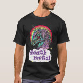 Zombie Unicorn Death Metal T-shirt (Voorkant)