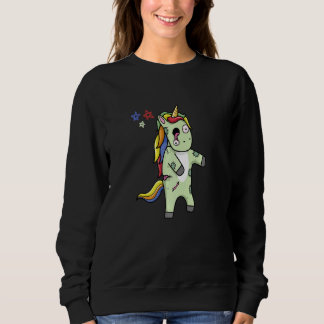 Zombie Unicorn Magical Unicorn Halloween Zombie Trui