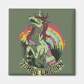 Zombie unicorn magneet (Voorkant)