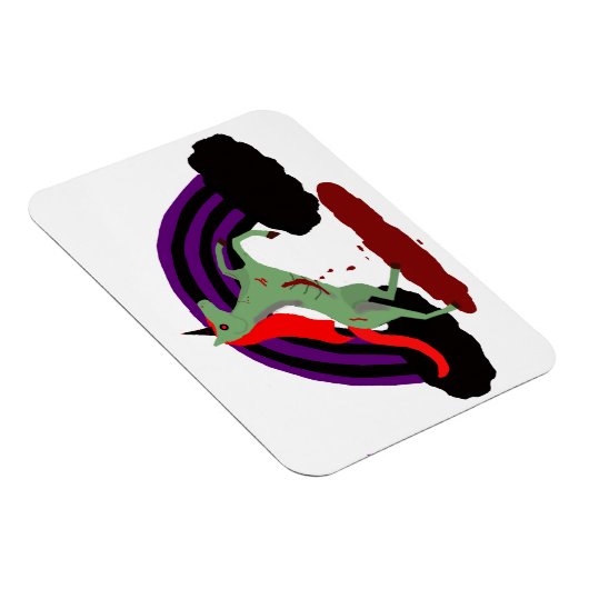 Zombie Unicorn Magneet (Rechterzijde)