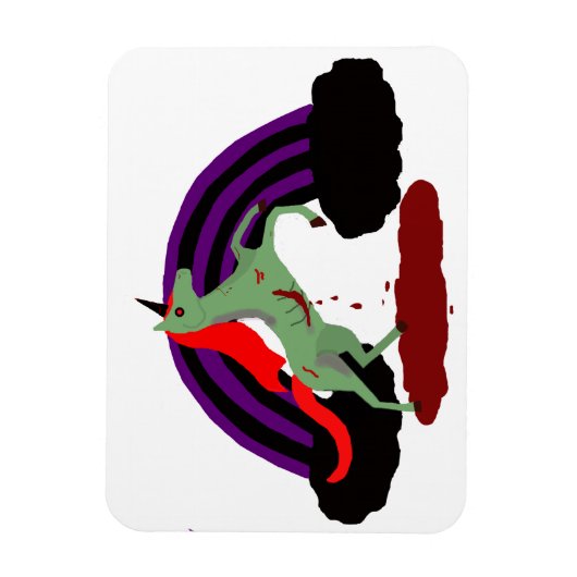 Zombie Unicorn Magneet (Verticaal)