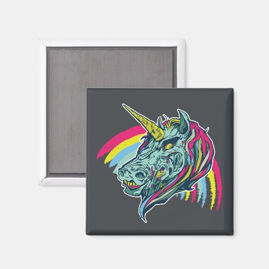 Zombie Unicorn Magneet (Voorkant / Achterkant)