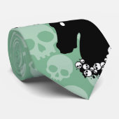 Zombie Unicorn Necktie Stropdas (Opgerold)