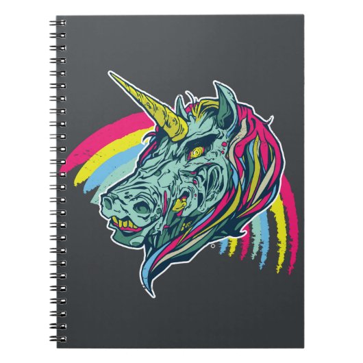 Zombie Unicorn Notitieboek (Voorkant)