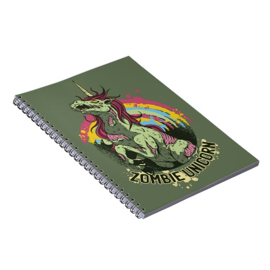 Zombie unicorn notitieboek (Rechterzijde)