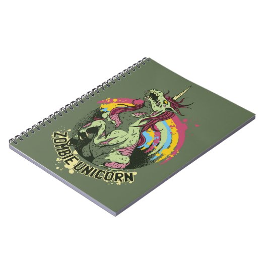 Zombie unicorn notitieboek (Linkerzijde)