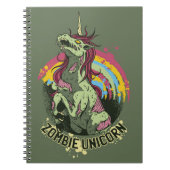 Zombie unicorn notitieboek (Voorkant)
