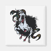 Zombie Unicorn Standing Magneet (Voorkant)