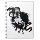 Zombie Unicorn Standing Notitieboek (Voorkant)