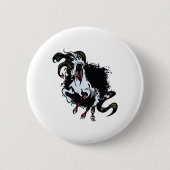 Zombie Unicorn Standing Ronde Button 5,7 Cm (Voorkant)