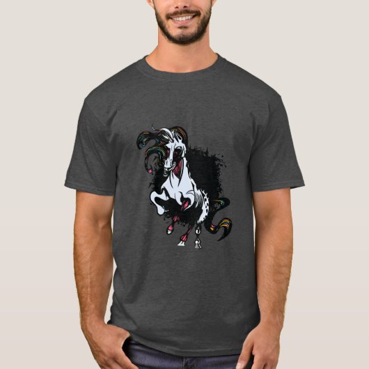 Zombie Unicorn Standing T-shirt (Voorkant)