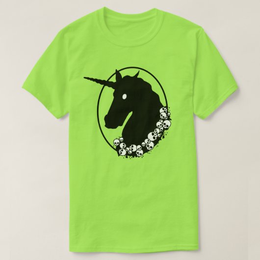 Zombie Unicorn T-shirt (Design voorkant)