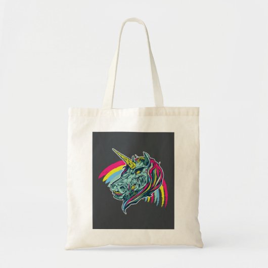 Zombie Unicorn Tote Bag (Voorkant)
