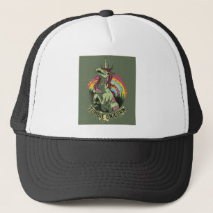 Zombie unicorn trucker pet