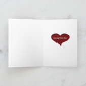 zombie valentijn feestdagen kaart (Binnen)