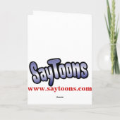 Zombie Valentijn Feestdagen Kaart (Achterkant)