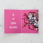 Zombie-Valentijn Feestdagen Kaart (Binnen)