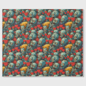 Zombie-Valentijnsdag Cadeaupapier (Vlak)