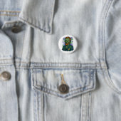 Zombie van Gogh - Cartoon Comic Parodie Ronde Button 3,2 Cm (In situ)