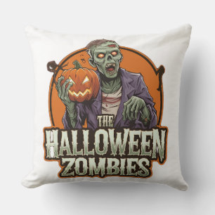 Zombie van Halloween Sierkussen: griezelig nieuw m Kussen