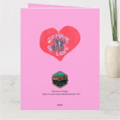 Zombie van Liefde Retro Punk Grunge Rocker Valenti Kaart (Achterkant)