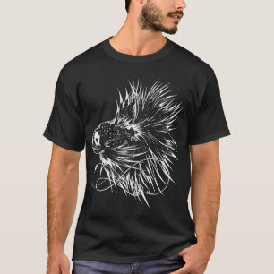 Zombie vechtvis t-shirt