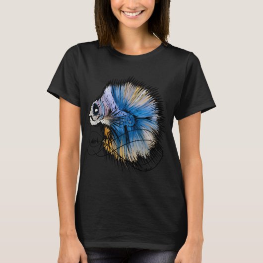 Zombie vechtvis t-shirt (Voorkant)