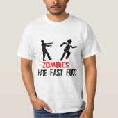ZOMBIE VERHAT SNEL VOEDSEL T-SHIRT (Voorkant)