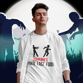 ZOMBIE VERHAT SNEL VOEDSEL T-SHIRT