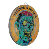 Zombie Verjaardag Halloween Kinder Party Dartbord (Voorkant Links)