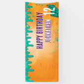 Zombie Verjaardag Halloween Kinder Party Spandoek (Verticaal)