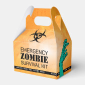 Zombie Verjaardag Halloween Party Bedankdoosjes (Achterkant)